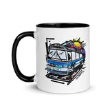 "The Bus" 11 oz. Coffee / Tea Mug Art - Vintage NYC Transit - Many Colors
