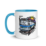 "The Bus" 11 oz. Coffee / Tea Mug Art - Vintage NYC Transit - Many Colors