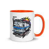 "The Bus" 11 oz. Coffee / Tea Mug Art - Vintage NYC Transit - Many Colors