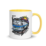 "The Bus" 11 oz. Coffee / Tea Mug Art - Vintage NYC Transit - Many Colors